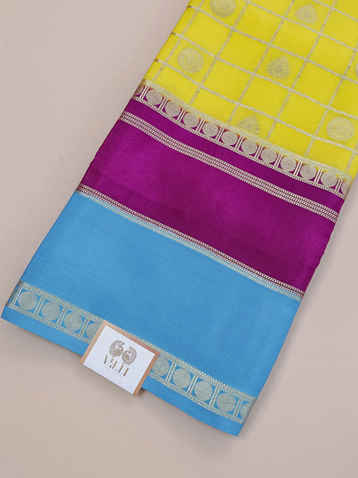Kattam Checks Yellow + Purple