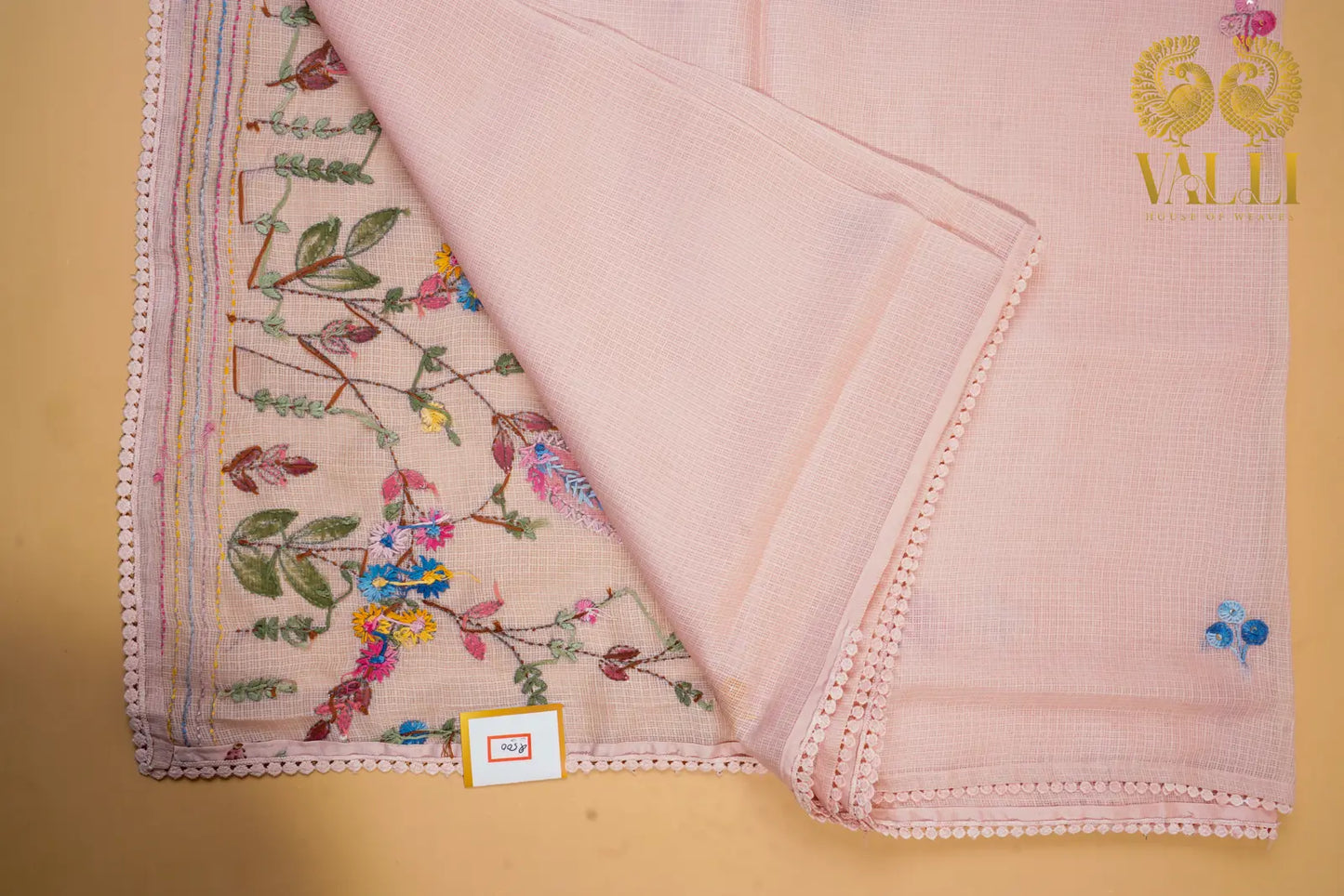Soft cotton embroidery Baby pink 
