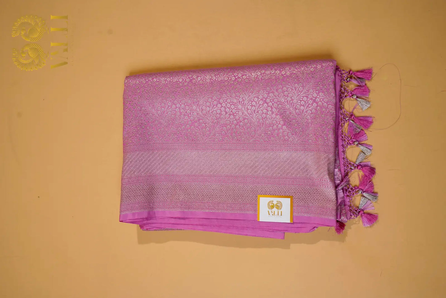 Banarasi Silver Zari Brocade Saree