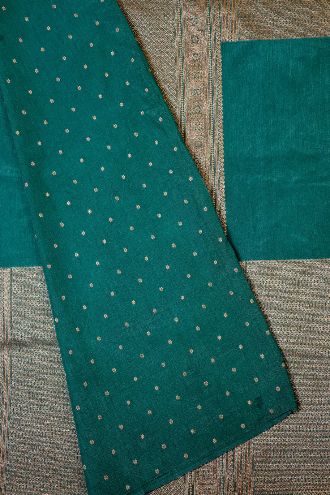 Raw Silk bottle green 