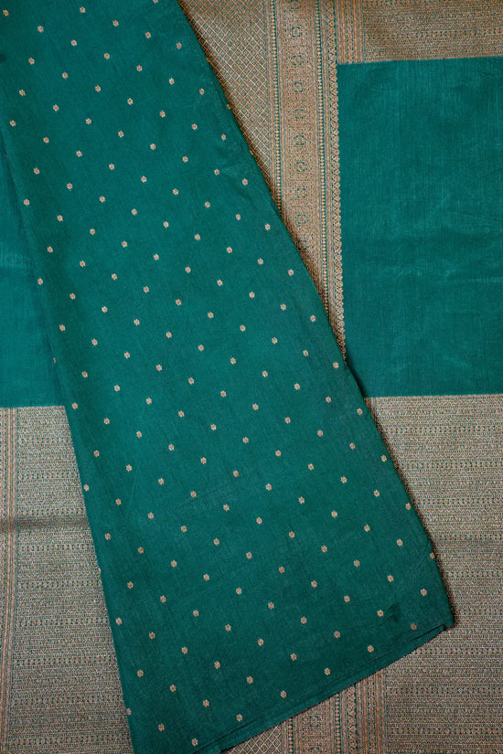 Raw Silk bottle green 