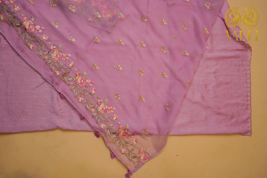 Rosey Organza Embroidered Saree